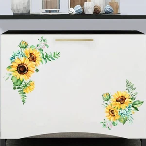 Removable Sunflower Wall PVC Sticker Decals DIY Art Mural Home Kitchen Decor - Picture 1 of 12
