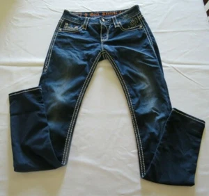 Rock Revival DARK Jeans Sherry Skinny Größe 26 x 32 Damen Stretch Denim  - Bild 1 von 6