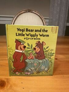 Yogi Bear and the Little Wiggly Worm Vintage Pop Up Book Beryl Frank 1978 HTF