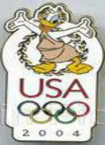 Spilla Disney 30891 USA logo olimpico Paperino - Foto 1 di 1