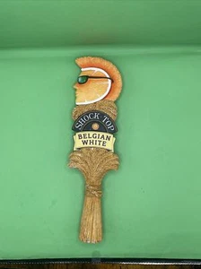Shock Top Belgian White Tap Handle Orange Craft Beer Keg Pull Knob Man Cave - Picture 1 of 6