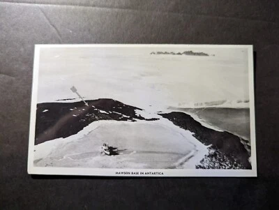 1955 Australia Postcard First Day Cover FDC Mawson to Dubbo Seven Seas Stamps - Image 1 of 2