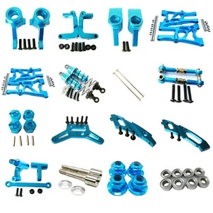 Aluminum Alloy CNC metal Upgrade DIY parts Blue Fit For 1/10 HPI WR8_flux Rc Car - Picture 1 of 40