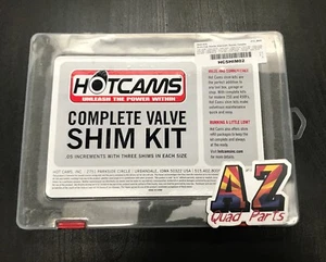 Hotcams Shim Kit CRF450R LTR450 Z400 DRZ400 TRX450R YFZ450 XP900 KX450F HCSHIM02 - Picture 1 of 2