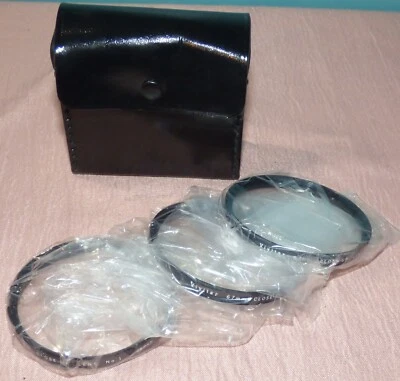 Vivitar 67mm Close-up Filter Set of 3 for Canon  No. 1, 2 & 4 NOS - Image 1 of 3