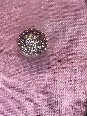 Auténtica Joya Camaleón Pop Rosa Swarovski Cristal Cúpula Forma Plata de Ley Foto 1 de 4