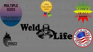 Welders Weld Life Car Window Vinyl Decal Laptop Bumper Tumbler Large Sticker NEW - Bild 1 von 11