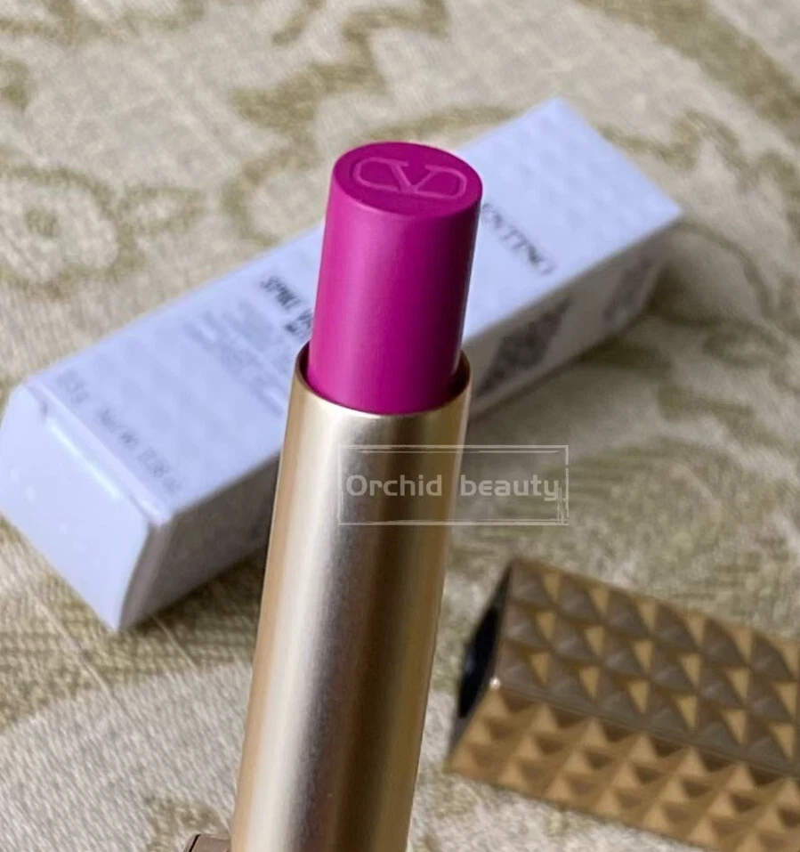 Valentino Spike Buttery Matte Lipstick~302R Pink Is Punk~Full Size~New In Box - Image 1 of 4