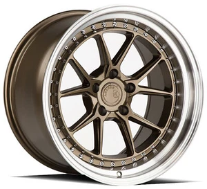 18x10.5 Aodhan DS08 5x114.3 +22 Flow Forged Bronze Wheels (Set of 4) - Picture 1 of 3