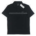 Calvin Klein Men’s Classic Stripe Trim Polo Shirt Black Beauty SP40593511