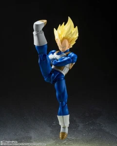 S.H.Figuarts Dragon Ball Z Super Saiyan Vegeta Awakening Saiyan Blood Bandai C1 - Picture 1 of 6