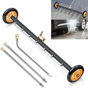 Hochdruckreiniger Unterwagenreiniger 4000 PSI Autowaschmaschine Wasserbesen 24 Zoll USA - Bild 1 von 12
