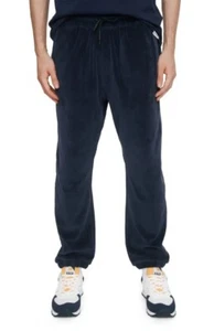 Elevenparis Solid Velour Sweatpants XL, DRESS NAVY - Picture 1 of 3
