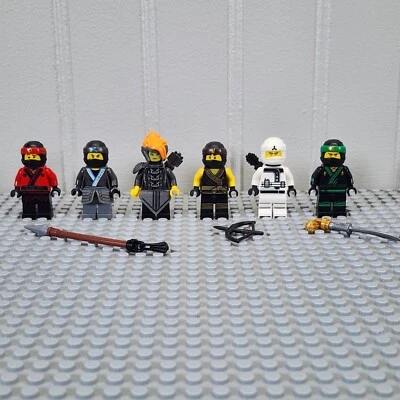 LEGO Ninjago Minifigures Lot Lloyd Garmadon Black Quiver Zane Lady Iron Cole Nya - Image 1 of 4