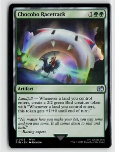 MTG Final Fantasy Chocobo Racetrack x4 casi nuevo poco común - Imagen 1 de 2