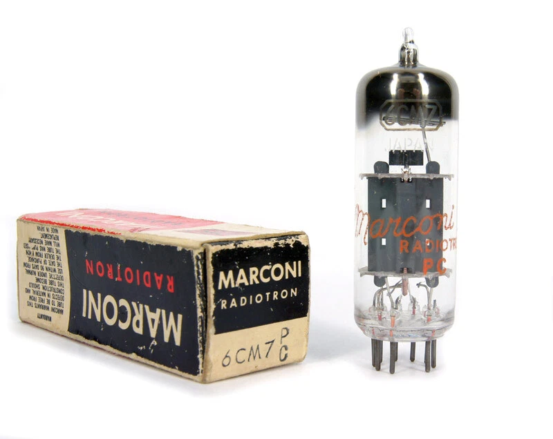 6CM7 MARCONI NOS JAPÓN tubo Valvola lámpara TSF Valvula Valve ഀ 真空管 电子管  Foto 1 de 1