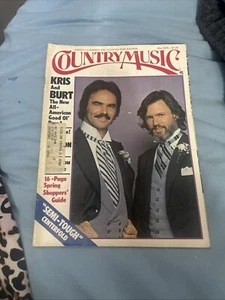 Vintage Country Music Magazine May 1978  Burt Reynolds Kris Kristofferson Cover* - Picture 1 of 5