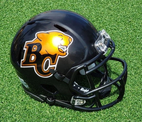 BC LIONS CFL FOOTBALL MINI SPEED HELMET NEW FOR 2022 Cover