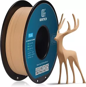 Geeetech PLA filamento stampante 3D 1,75 mm 1 kg pelle opaca colore texture smerigliata NUOVO - Foto 1 di 12
