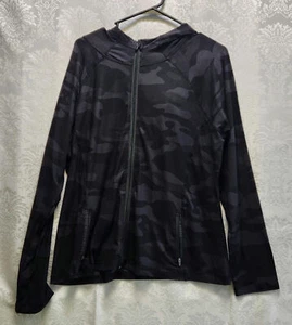 Ebb & Flow Hoodie-Jacke schwarz Camouflage Reißverschluss Größe 2XL - Bild 1 von 5