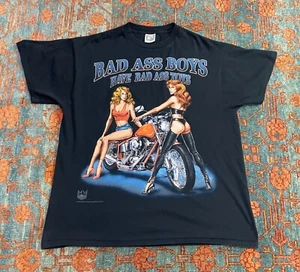 Vintage 90s BAD ASS BOY'S HAVE BAD ASS TOYS size XL CLASSIC AND MORE - Picture 1 of 6
