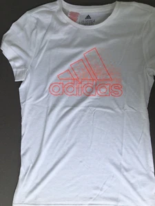 adidas Mädchen Sport T-Shirt Gr. 164 weiß - Bild 1 von 3