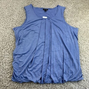 Fashion Bug Womens Plus Size 2X Blouse Tank Top Shiny - Picture 1 of 7
