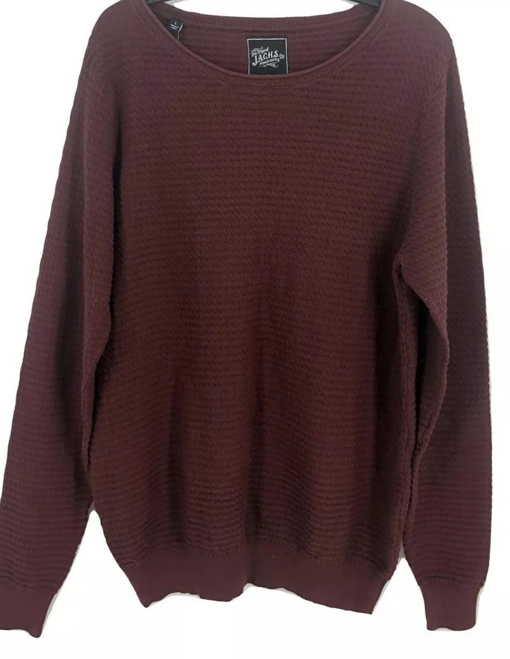 NEW Men's J.A.C.H.S  Sweater Sz XX Large  Winter Red - Image 1 of 3
