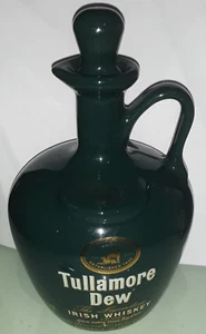 VACÍA Vintage TULLAMORE Decantadora Botella Verde Vaño Cerámica VACÍA - Imagen 1 de 4