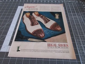 1946 Regal Shoes Style No. 4912 Brown & White - Print Ad - Picture 1 of 3