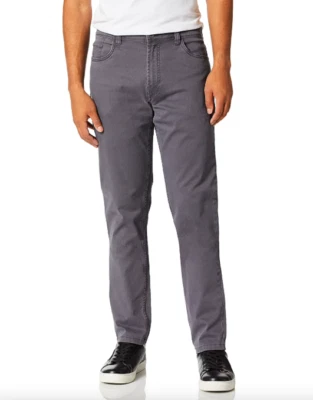 IZOD Men's Saltwater 5-Pocket Straight Fit Chino Pant 29 x 32 Asphalt NWT - Image 1 of 4