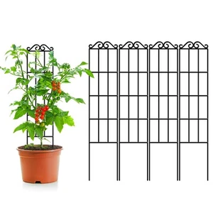37.5'' Metal Garden Trellis for Climbing Plants,(Pack of 4) Indoor/Outdoor St... - Picture 1 of 9
