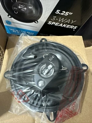 (1) Altavoz de repuesto para automóvil SCOSCHE 3 vías 5,25" 140 vatios pico 35 vatios RMS NUEVO Foto 1 de 4