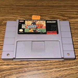 International Superstar Soccer Deluxe SNES autentico Super Nintendo testato 41A13 - Foto 1 di 3