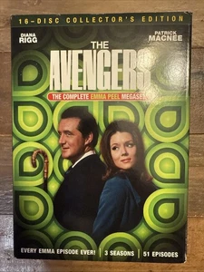 The Avengers: the Complete Emma Peel Megaset (DVD) Tv Show 16 Disc - Imagen 1 de 13