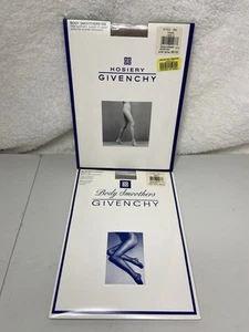 2 Givenchy Pantyhose Style 555 Body Smoother Size A Support Leg Fawn NOS - Picture 1 of 6