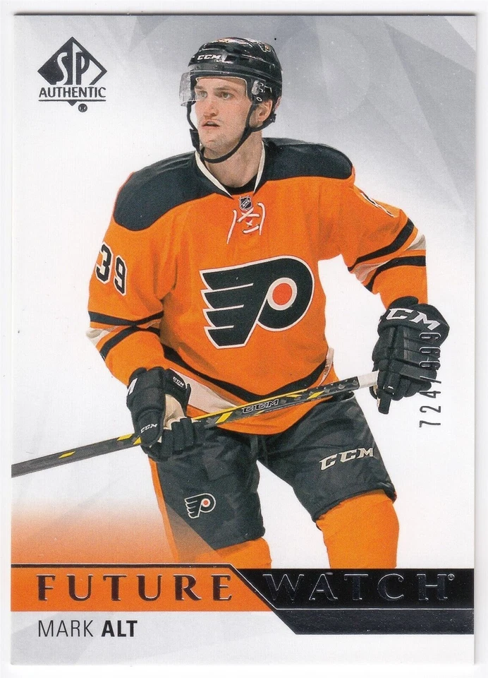 2015-16 Upper Deck SP Authentic Future Watch MARK ALT #223 #724/999 Flyers UD RC - Image 1 of 1