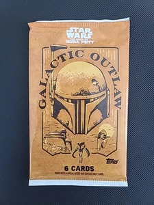 2022 Topps Star Wars The Book Of Boba Fett Factory Sealed Pack Galactic Outlaw - Picture 1 of 1