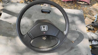 Volante de dos radios 88-91 Honda Civic CRX OEM SH3 SH2 SH5 EF DX SI HF EE Foto 1 de 3