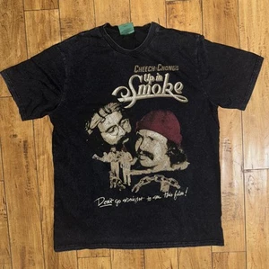 Chech And Chong’s Up In Smoke Film T-Shirt 2XL Schwarz 23x32 Oversized Heavy Cott - Bild 1 von 3