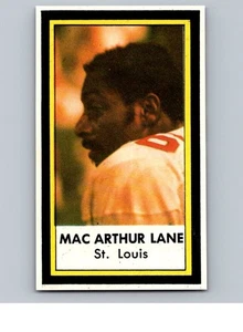 Sello fotográfico de fútbol americano Dell 1971-72 MacArthur Lane St. Louis Cardinals *WSC* - Imagen 1 de 2