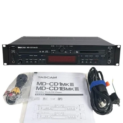 TASCAM MD-CD1MK3 Minidisc Deck / CD Player Tested Works Japan FedEx GS03 6.0 - Image 1 of 4