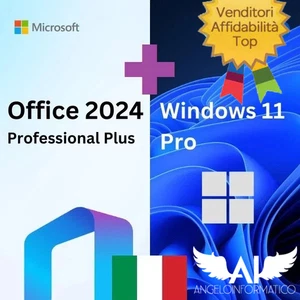 WINDOWS 11 PRO + OFFICE 2024 PRO PLUS ORIGINAL LIZENZ RECHNUNG UND GARANTIE - Bild 1 von 1