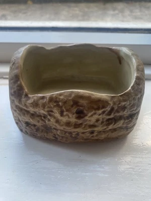 Vintage Hillstonia/Moira Pottery Stoneware Log Shape Planter - Image 1 of 4