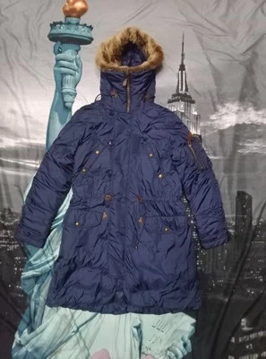 Ralph Lauren коллекции мужчин с капюшоном стриженный мех ягненка трубки вниз парка размер m - Изображение 1 из 4