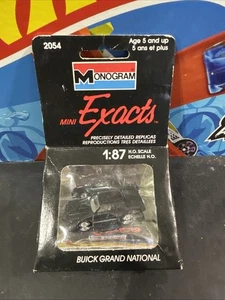 Vintage Monogram Models Mini EXACTS - BUICK GRAND NATIONAL TURBO 1/87 HO Scale - Picture 1 of 7