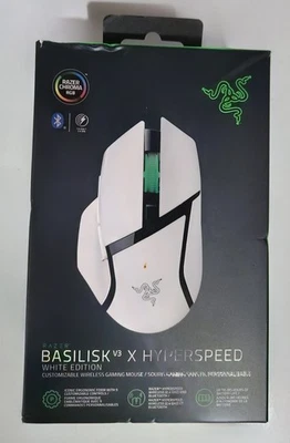 Razer Basilisk V3 x Hyperspeed Gaming Mouse White - Image 1 of 4