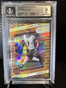 2024 Panini Absolute - Ja'Marr Chase #22 Spectrum Orange /75 - Picture 1 of 9