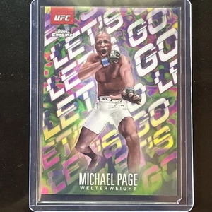 2025 Topps Chrome UFC Michael Venom Page Lets Go SSP  - Bild 1 von 2
