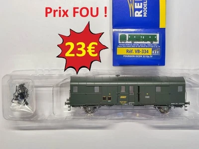 Fourgon OCEM 32 REE MODELES VB-334 SANS feux EpIV SNCF HO #60 - Photo 1/4